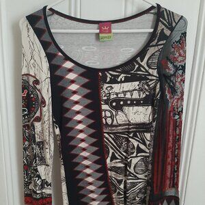 Save the Queen Multi-Colour Top